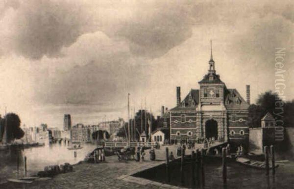A View Of The Hoofdpoort In Rotterdam - view 1