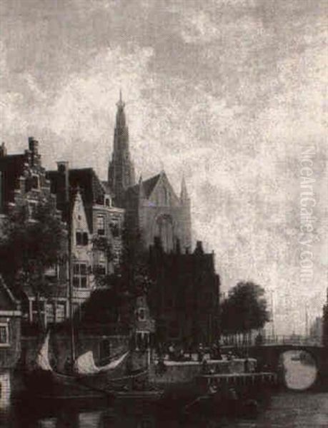 The Singel Canal, Amsterdam - view 1