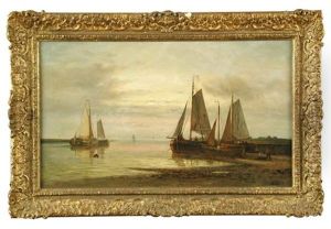 Dutch Pincks In The Shallows by Abraham Hulk the Younger