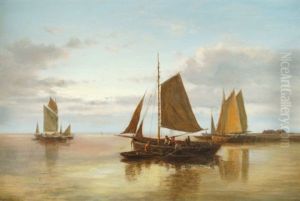 Fishing Boats by Abraham Hulk the Younger