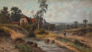 Near Shere (surrey) by Abraham Hulk the Younger