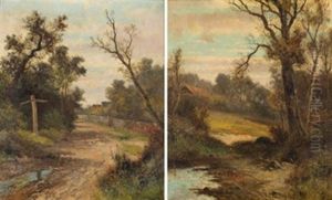 Paisajes (pair) by Abraham Hulk the Younger