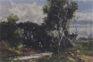A Peasant Woman Near The River