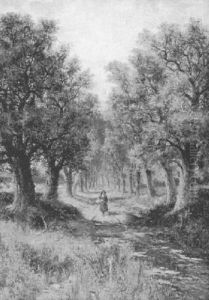 Girl On A Woodland Path Girl On A Woodland Path