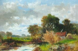 Autumn Landscape by Abraham Hulk the Younger