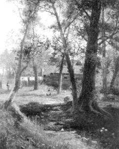 A Visitor In The Yard by Abraham Hulk the Younger