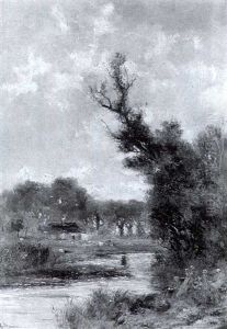 Baumbestandene Wiesenlandschaft by Abraham Hulk the Younger