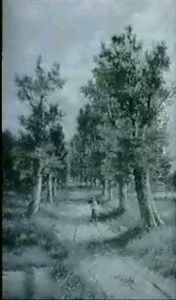 Albury Lane, Surrey - Sommarlandskap Med Kvinna Pa Vag by Abraham Hulk the Younger
