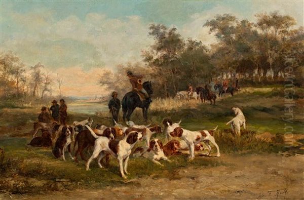 Hounds Awaiting The Hunt - view 1