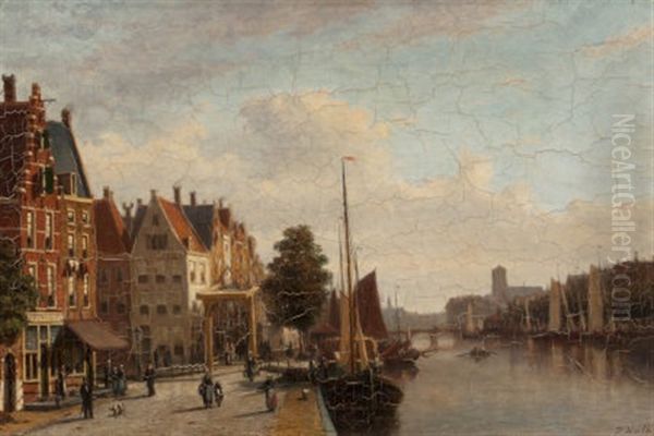 Dutch Canal Scene - view 1