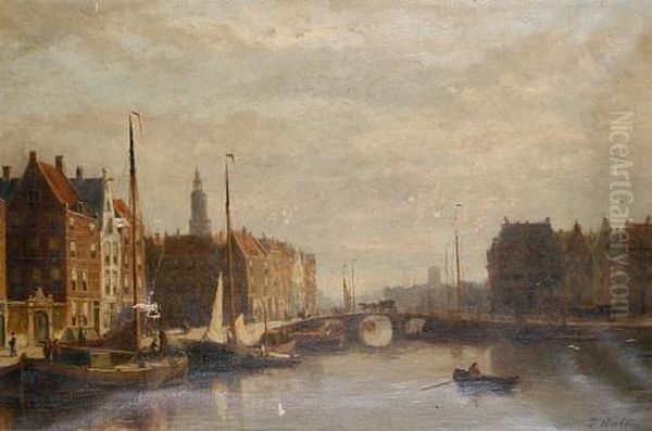 A Dutch Harbor Scene - view 1