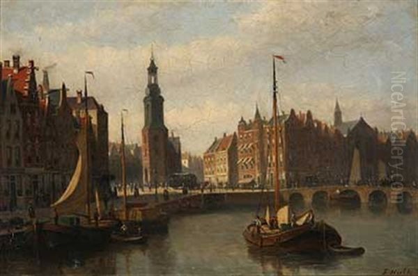 Der Munzturm Zu Amsterdam - view 1