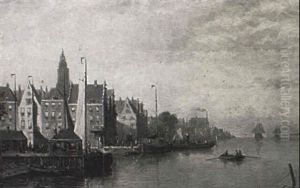 Morning Harbour Scene Morning Harbour Scene