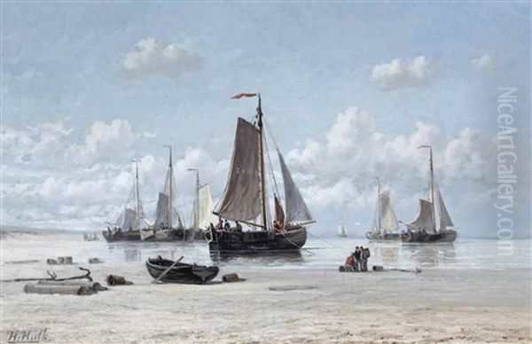 Fishing Vessels On The Beach, Zandvoort - view 1