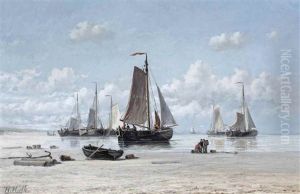 Fishing Vessels On The Beach, Zandvoort