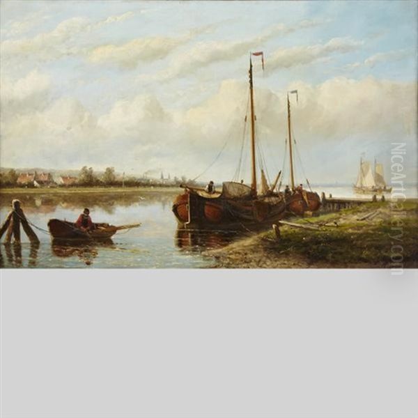 Moored Fishing Boats - view 1