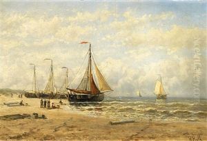 Aufliegende Fischerboote Am Strand Aufliegende Fischerboote Am Strand