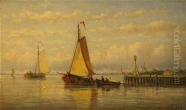 Boats In An Estuary - view 1