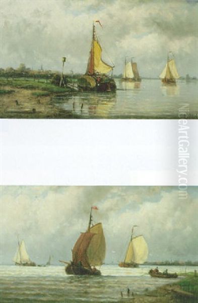 Dutch Canal Scene - view 1