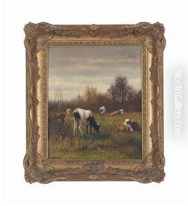 Cattle Grazing (pair)
