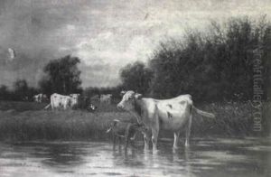 Cattle By A River Cattle By A River