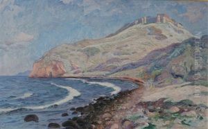 Hammershus Bornholm by Oscar Hullgren