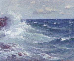 Havet Bryter Pa Skaret by Oscar Hullgren