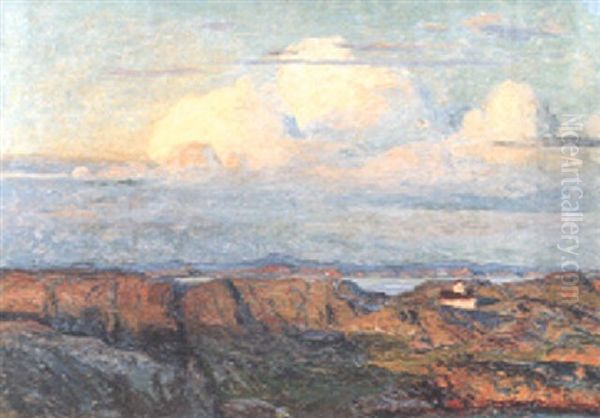 A Coastal Landscape, Sunset - view 1