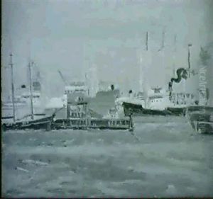 Motiv Fran Goteborgs Hamn by Oscar Hullgren