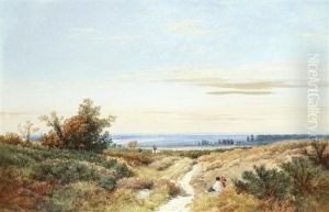 A Summer Landscape by Frederick William Hulme