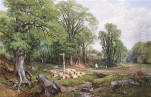 A Rest On The Drive by Frederick William Hulme