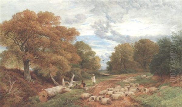 A Lane Near Ripley, Surrey - view 1