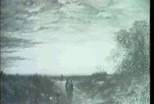 Evening After Rain, Woking Common, Surrey by Frederick William Hulme