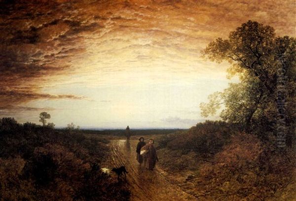 Evening, After Rain, Woking Common - view 1