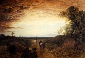 Evening, After Rain, Woking Common by Frederick William Hulme