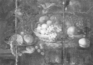 Still Life With Fruit In Basket