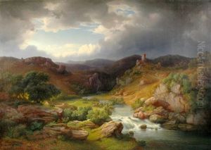 Landscape In The Eifel Mountains