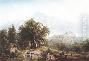 Blick Auf Den Vierwaldstatter See by Joseph Huelser