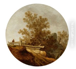 Two Small Landscapes by Frans de Hulst