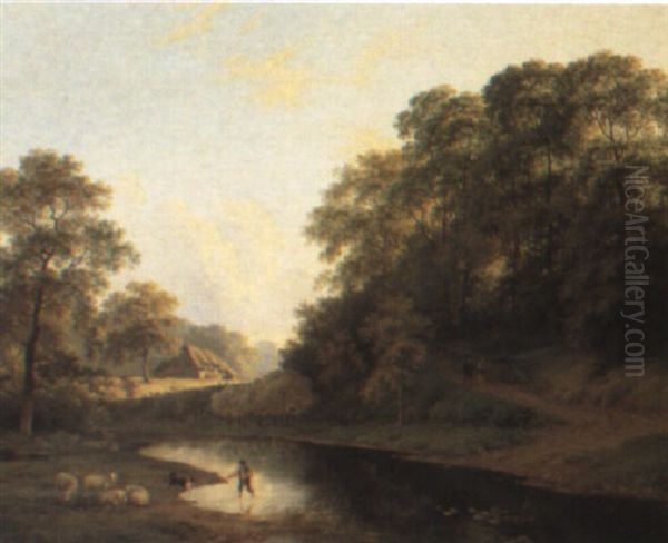 Bringing The Sheep To Water - view 1
