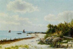 On The Normandy Coast by Fritz Hultmann