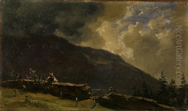 Freilichtstudie Bei Ormonts - view 1