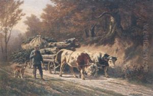 Bauer Mit Hozfuhrwerk Bauer Mit Hozfuhrwerk
