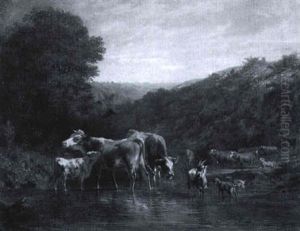 Vaches Au Bord De L'eau Vaches Au Bord De L'eau