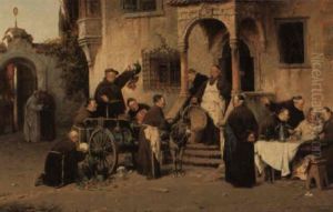 Preparing For The Banquet by Adolf Humborg