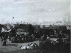 Ungarischer Jahrmarkt by Adolf Humborg