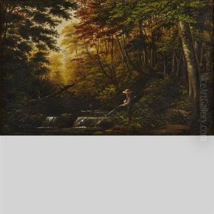 Hunting And Fishing Scenes (group Of 3 Works) Hunting And Fishing Scenes (group Of 3 Works)