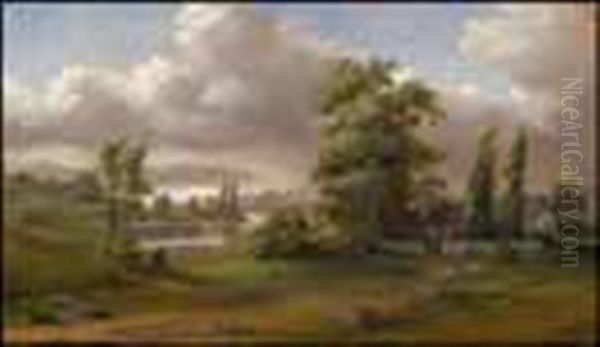 Country Home By The River (+ Waiting For The Boats To Come In; 2 Works) - view 1