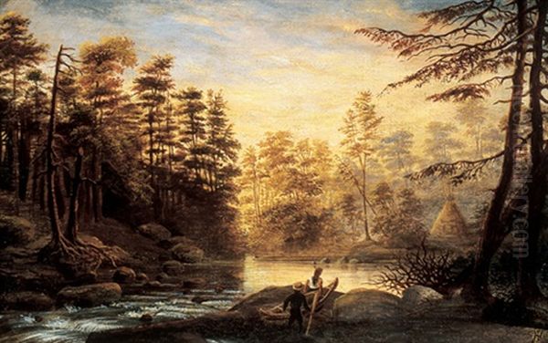 Sunset On The Upper Black River - view 1