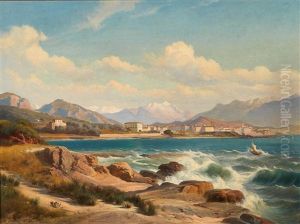 The Gulf Of Ajaccio by Carl Maria Nicolaus Hummel